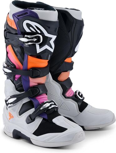 Alpinestars-Tech 7 Boots White/Black 10 (2012025-21-10) in Saudi Arabia