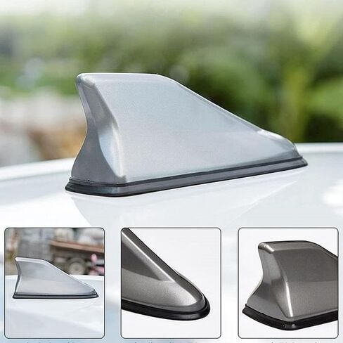 Roof Mount Antenna, Car Shark Fin Antenna for Ceed Mohave Carens Borrego Cadenza Picanto Shuma, AM/FM/DAB Radio Aerial Mast Enhanced Signal Accessories,B(F) in Kuwait