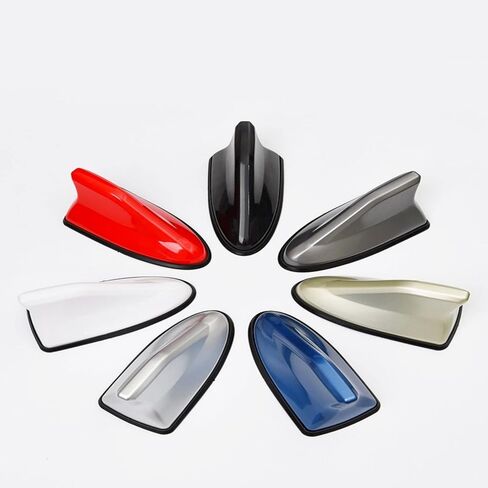 Roof Mount Antenna, Car Shark Fin Antenna for Ceed Mohave Carens Borrego Cadenza Picanto Shuma, AM/FM/DAB Radio Aerial Mast Enhanced Signal Accessories,B(F) in Kuwait