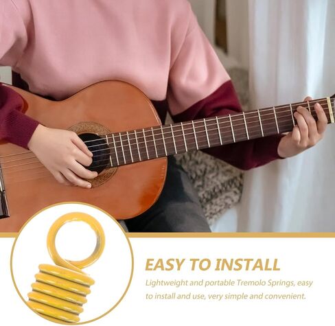 ERINGOGO 6 Pack Soft Tremolo Bridge Springs for Electric Guitar Replacement Parts Guitar Bridge Tension Springs in Saudi Arabia