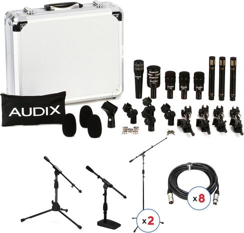 DP7 Plus Drum Microphone Package with Stands and Cables in Saudi Arabia