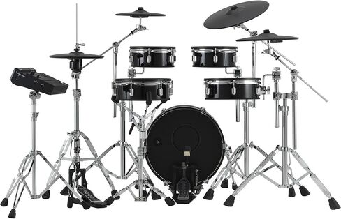 Roland VAD716-GC V-Drums Acoustic Design Electronic Drum Set - Gloss Cherry Bundle with Audio Cable, Drumsticks, Drumstick Bag, and Austin Bazaar Polishing Cloth in Saudi Arabia