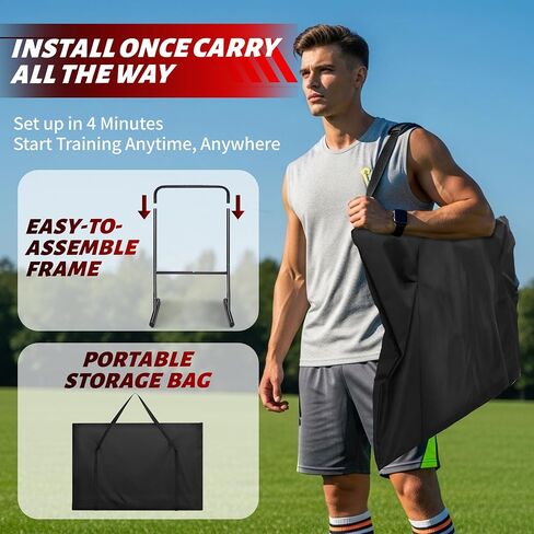 Baseball/Softball Pitching Net with Strike Zone - 9 Hole Pitching Target, Height Adjustable Practice Net for Baseball Training, Includes Carrying Bag, 4 Ground Stakes & 2 Sandbags in Saudi Arabia