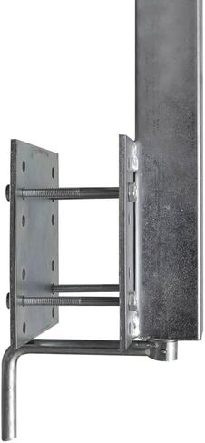 مجموعة دعم قوس العجلة المزدوجة لمقطورة القارب القابلة للتعديل من YAFF، عجلات مطاطية مزدوجة، إطار فولاذي، تعديل الارتفاع 23.2 بوصة - 33.1 بوصة، سعة 551.2 رطل in Kuwait