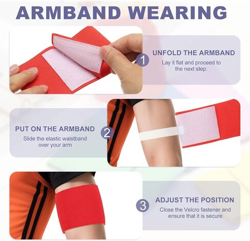 Soccer Captain Armband Elastic Wrist Arm Bands Adjustable Player Team Leader Anti-Slip Badge Sports Accessories in Saudi Arabia