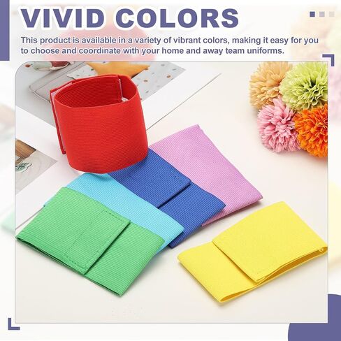Soccer Captain Armband Elastic Wrist Arm Bands Adjustable Player Team Leader Anti-Slip Badge Sports Accessories in Saudi Arabia