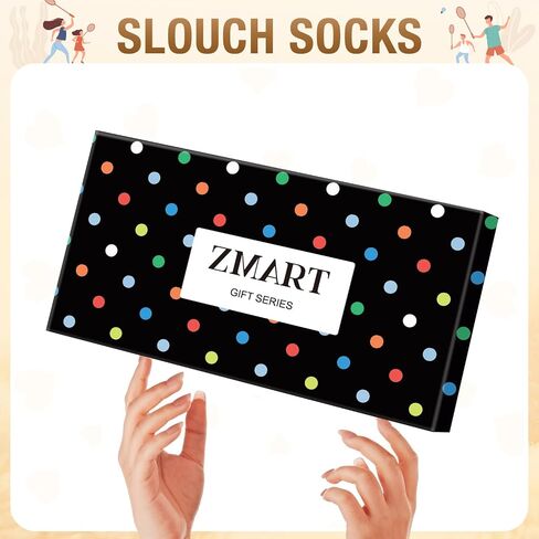 Zmart Colorful Slouch Socks For Women Girls, Scrunch Socks Women, Cotton Long High Tube Socks 4-5 Pack in Saudi Arabia
