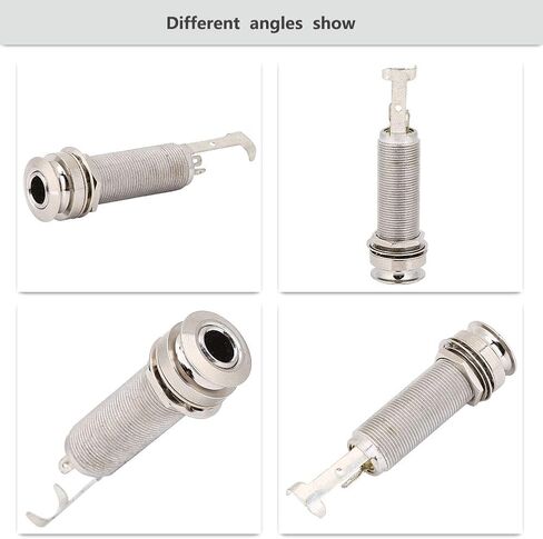 Guitar Bass Output Jack, 1/4 Inch End Pin Output Jack Socket Acoustic Guitar Stereo Endpin Jack For Electric Guitar Bass, Guitar Output Jack Socket in Saudi Arabia