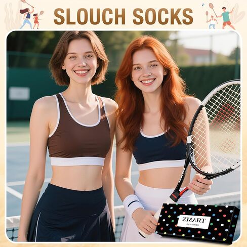 Zmart Colorful Slouch Socks For Women Girls, Scrunch Socks Women, Cotton Long High Tube Socks 4-5 Pack in Saudi Arabia