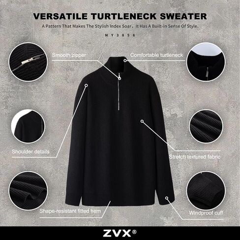 Men's Polo Sweater Fashion Collar Casual Sweater in Saudi Arabia