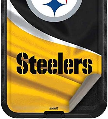 Skinit Decal Skin Compatible with OtterBox Defender Galaxy S20 Ultra 5G - Officially Licensed NFL Pittsburgh Steelers Design in Saudi Arabia