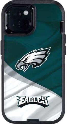 Skinit Decal Phone Skin Compatible with OtterBox Defender iPhone 13 - Officially Licensed NFL Philadelphia Eagles Design in Saudi Arabia