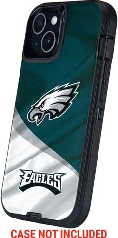 Skinit Decal Phone Skin Compatible with OtterBox Defender iPhone 13 - Officially Licensed NFL Philadelphia Eagles Design in Saudi Arabia