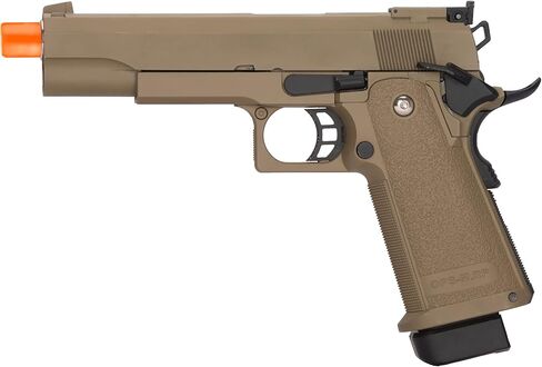 مسدس يدوي من الفولاذ من Golden Eagle Hi-Capa 1911 Airsoft مع BBS مقاس 6 مم ومحمل سرعة in Kuwait