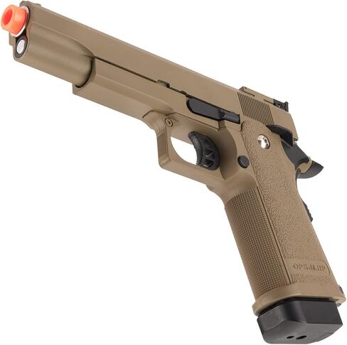 مسدس يدوي من الفولاذ من Golden Eagle Hi-Capa 1911 Airsoft مع BBS مقاس 6 مم ومحمل سرعة in Kuwait