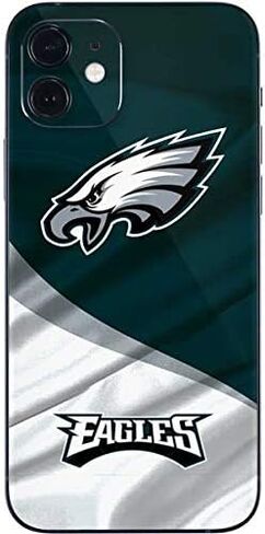 Skinit Decal Phone Skin Compatible with iPhone 12 - Officially Licensed NFL Philadelphia Eagles Design in Saudi Arabia