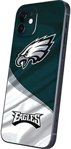 Skinit Decal Phone Skin Compatible with iPhone 12 - Officially Licensed NFL Philadelphia Eagles Design in Saudi Arabia