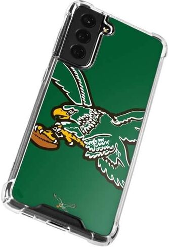 حافظة هاتف Skinit الشفافة متوافقة مع هاتف Galaxy S22 - تصميم NFL Philadelphia Eagles المرخص رسميًا in Saudi Arabia