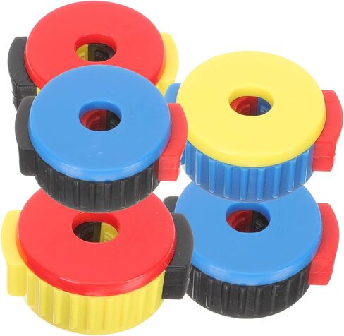 FAVOMOTO 5 Pieces Cymbal Nut Quick Cymbal Nuts Cymbal Holder Butterfly Nuts Drum Butterfly Nut Universal Roller Suite Plastic in Saudi Arabia