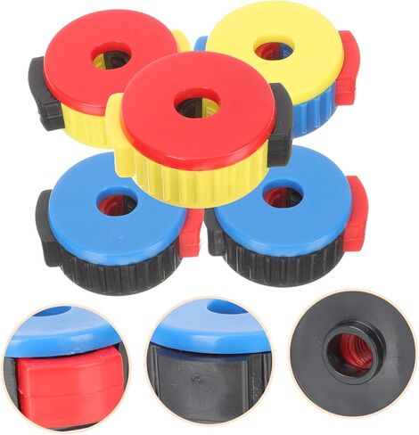 FAVOMOTO 5 Pieces Cymbal Nut Quick Cymbal Nuts Cymbal Holder Butterfly Nuts Drum Butterfly Nut Universal Roller Suite Plastic in Saudi Arabia