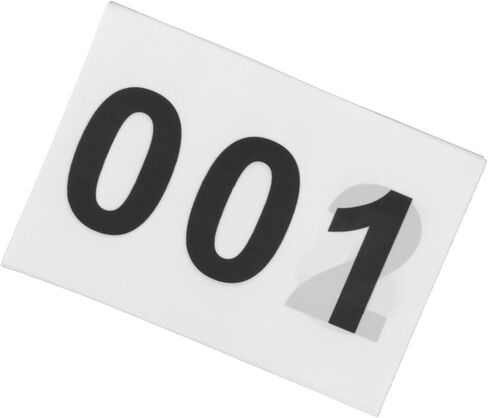 100x Running Race Bibs, Athlete Numbers, Sports Bibs, Large Numbers for Games Athletics Adults Kids in Kuwait