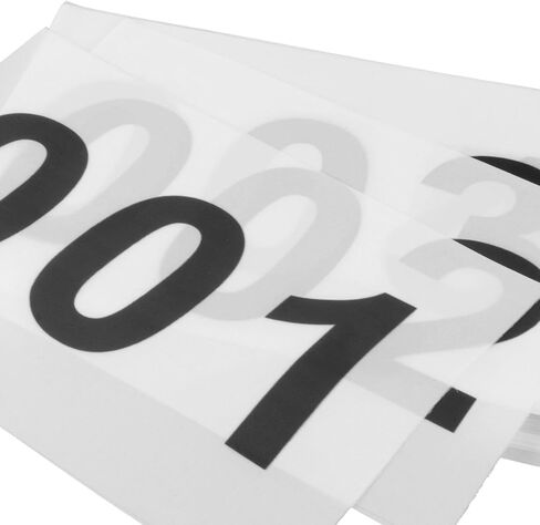 100x Running Race Bibs, Athlete Numbers, Sports Bibs, Large Numbers for Games Athletics Adults Kids in Kuwait