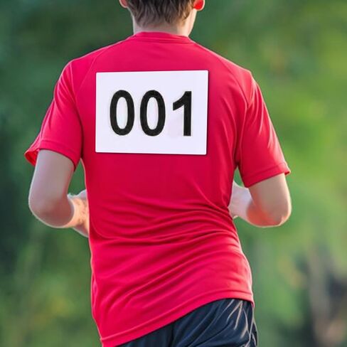 100x Running Race Bibs, Athlete Numbers, Sports Bibs, Large Numbers for Games Athletics Adults Kids in Kuwait