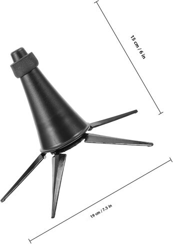 حامل حامل كلارينيت محمول من SUPVOX مع بطانة قطنية وبنية معدنية ودعم أرضي ثابت لآلات الرياح، ملحق حماية سهل الإعداد للكلارينيت in Kuwait