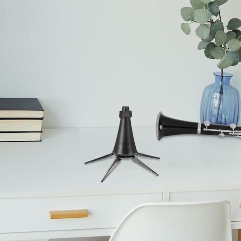 حامل حامل كلارينيت محمول من SUPVOX مع بطانة قطنية وبنية معدنية ودعم أرضي ثابت لآلات الرياح، ملحق حماية سهل الإعداد للكلارينيت in Kuwait