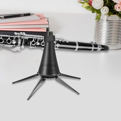 حامل حامل كلارينيت محمول من SUPVOX مع بطانة قطنية وبنية معدنية ودعم أرضي ثابت لآلات الرياح، ملحق حماية سهل الإعداد للكلارينيت in Kuwait