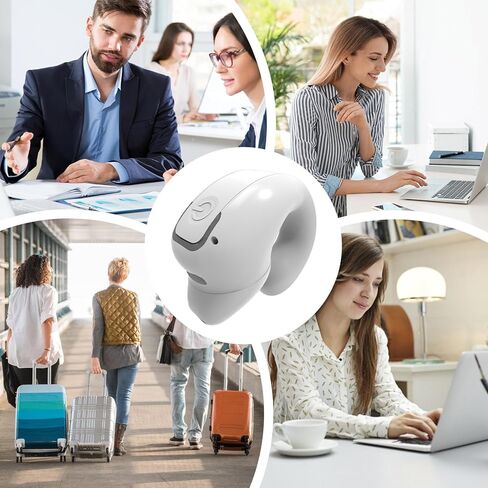 أنبوب الأذن اللاسلكي المفتوح من Generisch - إدخال الأذن لأنبوب الصوت | سماعات رياضية محمولة | سماعات أذن لاسلكية مقاومة للماء تعمل باللمس للتدريب الرياضي والتخييم بالفيديو in Kuwait