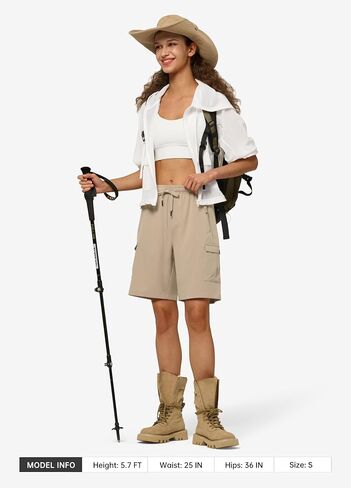 Women's 9" Hiking Shorts with 6 Pockets in Saudi Arabia