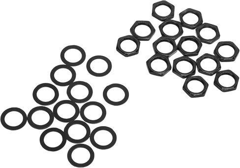 Drfeify 14pcs G3/8 NUTS METAL LAVA, Soft Connection for Guitar Bass (Black) in Saudi Arabia