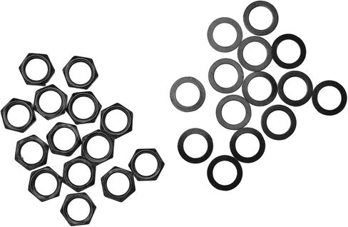 Drfeify 14pcs G3/8 NUTS METAL LAVA, Soft Connection for Guitar Bass (Black) in Saudi Arabia