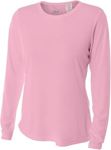 Pink Women's Adult Medium Long Sleeve Wicking Cool & Comfortable Shirt/Undershirt in Saudi Arabia