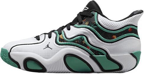 Tatum 3 Big Kids' Basketball Shoes (HF3136-103, White/Kinetic Green/Black) in Saudi Arabia