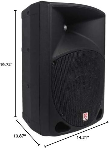 Rockville Pair Power Gig RPG10 10" Powered Active 1200 Watt 2-Way DJ PA Speakers in Saudi Arabia