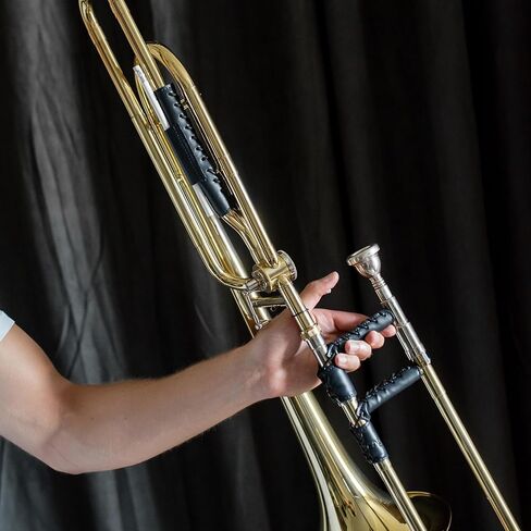 واقي الرقبة الترومبون النباتي - لفافة رقبة منخفضة مع حامل أقلام - حماية مضادة للانزلاق ومقاومة للعرق للاعبين (رمادي) in Kuwait