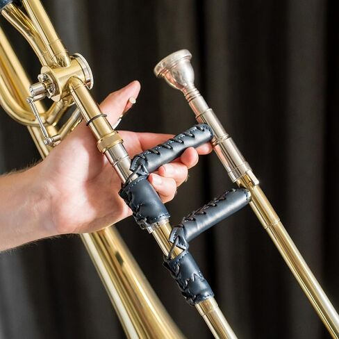 واقي الرقبة الترومبون النباتي - لفافة رقبة منخفضة مع حامل أقلام - حماية مضادة للانزلاق ومقاومة للعرق للاعبين (رمادي) in Kuwait