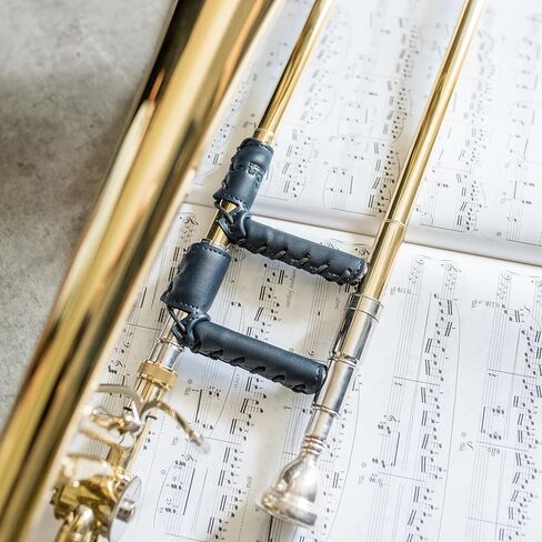 واقي الرقبة الترومبون النباتي - لفافة رقبة منخفضة مع حامل أقلام - حماية مضادة للانزلاق ومقاومة للعرق للاعبين (رمادي) in Kuwait