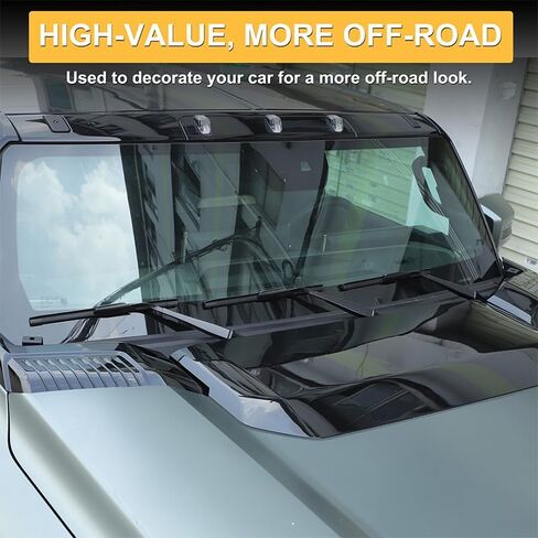 بالنسبة إلى Hummer EV Accessories Hood Light Mount Brackets ، أقواس الخفيفة الخفيفة الأمامية A-Pillar LED Mounts LED Cube Work Light Bods متزايدة بين قوسين متوافقة مع Hummer EV 2024+ (أسود) in Saudi Arabia