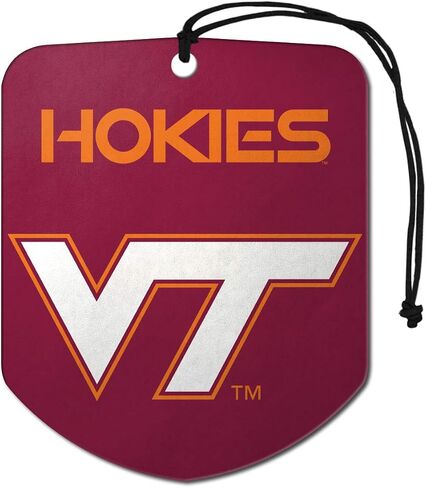 Virginia Tech Air Freshener 2-pk 2.75" x 3.5" - "VT" Logo & Wordmark2 in Saudi Arabia