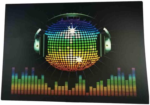 تي شيرت معادل صوت مضيء LED للبالغين والأطفال، ملابس جديدة لحفلات DJ الموسيقية، E in Kuwait
