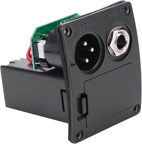 Acoustic Guitar Tuner, 5 Band EQ Equalizer, Precision Tuning, Easy Installation, Battery Compartment Design for Professional Musicians, Guitar Enthusiasts, Students, Stage Performa in Saudi Arabia