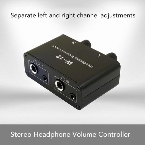 3.5mm 6.35mm Stereo Volume Controller, Audio Volume Control Attenuator, 1/4 Inch 1/8 Inch Inline Volume Control Headphones Volume Attenuator for Interference Isolation in Saudi Arabia