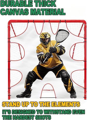Lacrosse Goal Target, 6 x 6 Feet Lacrosse Shooting Target for Net, Lacrosse Training Equipment for Shooting Practice in Saudi Arabia