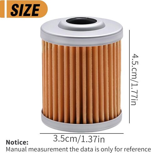 2PCS 16901ZY3003 Fuel Filter Elements, Replacement for Honda BF90 B115 BF130 BF135 BF115 BF175 BF200 BF225, Replaces 16901-ZY3-003 in Saudi Arabia