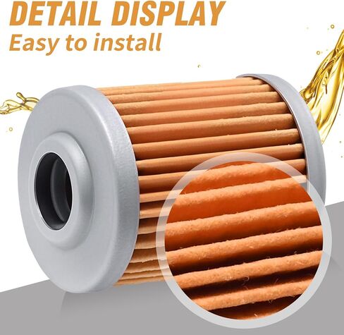2PCS 16901ZY3003 Fuel Filter Elements, Replacement for Honda BF90 B115 BF130 BF135 BF115 BF175 BF200 BF225, Replaces 16901-ZY3-003 in Saudi Arabia
