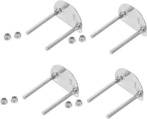 SUPVOX Roller Skate Hardware Accessories 4pcs Universal Skate Base Plates Ice Skate Wheels Roller Skating Shoes Bracket Shockproof for Indoor/Outdoor Skating in Saudi Arabia