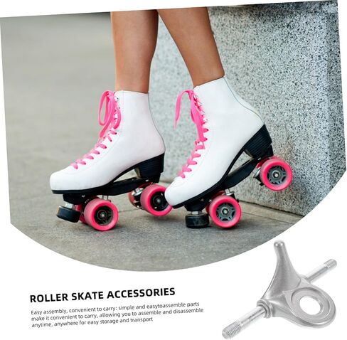 Toyvian Skate Plate Components Aluminum Alloy Roller Trucks Stoppers Easy Assembly Skate Parts for in Saudi Arabia